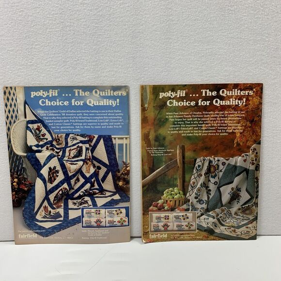 2 Lady's Circle Patchwork Quilts Magazines July & Nov/Dec 1989 Vtg Quilt Pattern - Picture 5 of 9